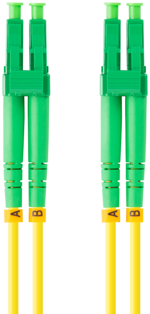 Lanberg FO-LALA-SD11-0010-YE Cable de fibra óptica e InfiniBand 1 m LC Amarillo