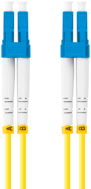 Lanberg FO-LULU-SD11-0010-YE Cable de fibra óptica e InfiniBand 3 m LC Amarillo