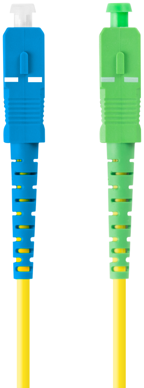 Lanberg FO-SASU-SS21-0010-YE Cable de fibra óptica e InfiniBand 1 m SC Amarillo