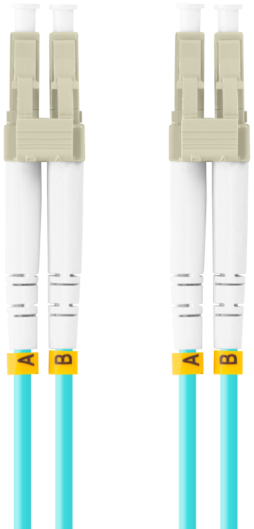 Lanberg FO-LULU-MD31-0050-TQ Cable de fibra óptica e InfiniBand 5 m LC Color aguamarina