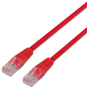 AISENS A135-0240 cable de red Rojo 3 m Cat6 U/UTP (UTP)