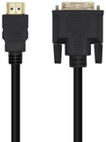 AISENS Cable DVI A HDMI, DVI 18+1/M-HDMI A/M, Negro, 3.0m