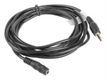 Lanberg CA-MJFJ-10CC-0030-BK cable de audio 3 m 3,5mm Negro