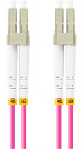 Lanberg FO-LULU-MD41-0005-VT Cable de fibra óptica e InfiniBand 0,5 m LC LC/UPC Violeta