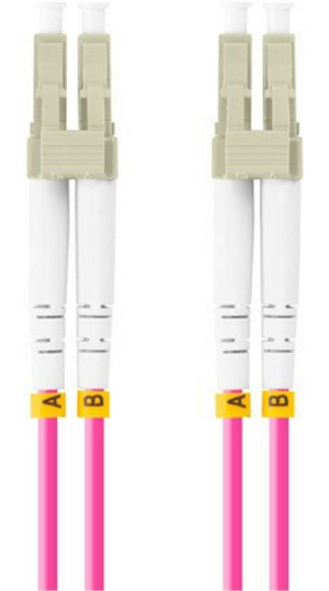 Lanberg FO-LULU-MD41-0005-VT Cable de fibra óptica e InfiniBand 0,5 m LC LC/UPC Violeta