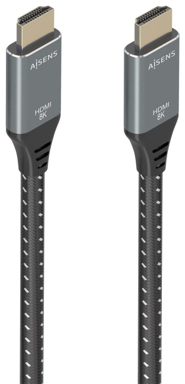 AISENS A150-0876 cable HDMI 5 m HDMI tipo A (Estándar) Negro, Gris