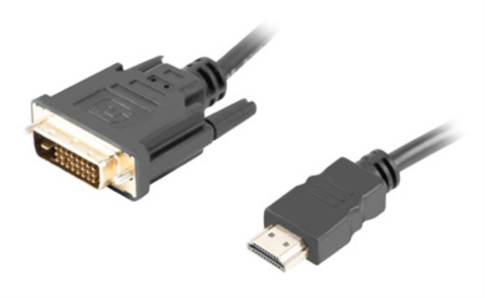 Lanberg CA-HDDV-20CU-0018-BK adaptador de cable de vídeo 1,8 m HDMI tipo A (Estándar) DVI-D Negro