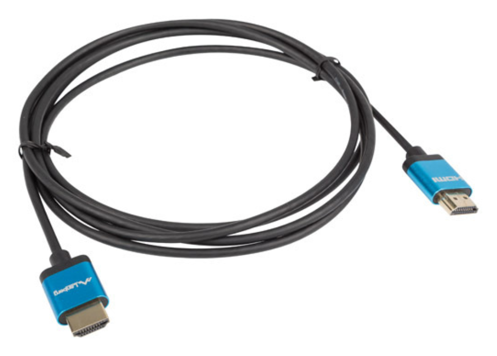 Lanberg CA-HDMI-22CU-0010-BK cable HDMI 1 m HDMI tipo A (Estándar) Negro, Azul