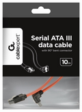 Gembird CC-SATAM-DATA90 cable de SATA 0,5 m Negro, Rojo