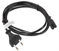 Lanberg CA-C7CA-10CC-0018-BK cable de transmisión Negro 1,8 m C7 acoplador CEE7/16