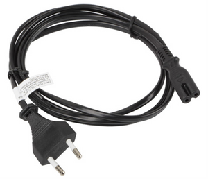 Lanberg CA-C7CA-10CC-0018-BK cable de transmisión Negro 1,8 m C7 acoplador CEE7/16