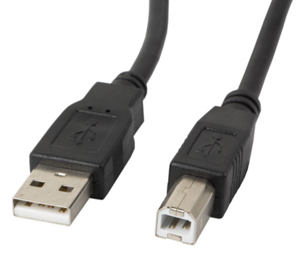 Lanberg CA-USBA-10CC-0050-BK cable USB USB 2.0 5 m USB B Negro