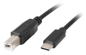 Lanberg CA-USBA-13CC-0018-BK cable USB USB 2.0 1,8 m USB B USB C Negro