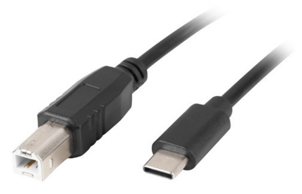 Lanberg CA-USBA-13CC-0030-BK cable USB USB 2.0 3 m USB B USB C Negro