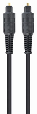 Gembird Toslink, 2m cable de audio Negro