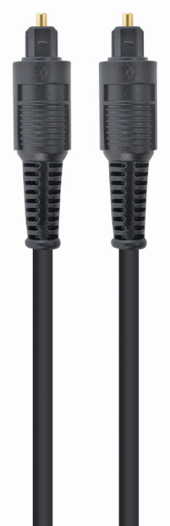 Gembird Toslink, 2m cable de audio Negro