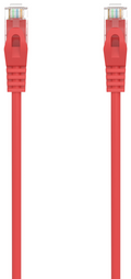 AISENS Cable de Red Latiguillo RJ45 LSZH Cat.6A 500 Mhz UTP AWG24, Rojo, 1.0M