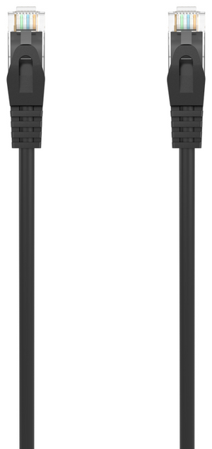 AISENS Cable de Red Latiguillo RJ45 LSZH Cat.6A 500 Mhz UTP AWG24, Negro, 30CM