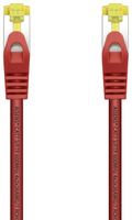 AISENS Cable De Red Latiguillo RJ45 LSZH Cat.7 600 MHz S/FTP PIMF AWG26, Rojo, 1.0 m