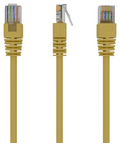 Gembird PP12-1M/Y cable de red Amarillo Cat5e U/UTP (UTP)