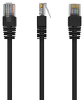 Gembird Patch Cord Cat.5e UTP 0.25m cable de red Negro 0,25 m Cat5e U/UTP (UTP)