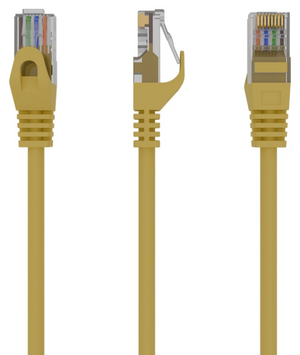 Gembird PP6U-0.5M cable de red Amarillo 0,5 m Cat6 U/UTP (UTP)