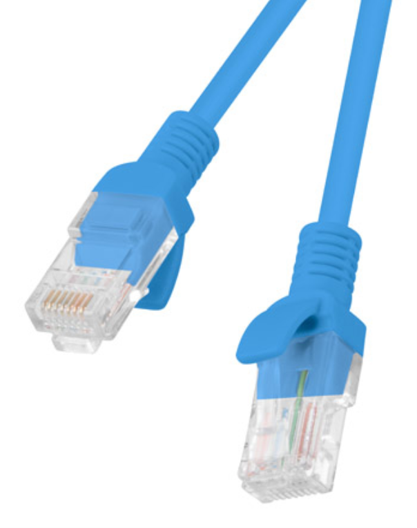 Lanberg PCU6-10CC-0025-B cable de red Azul 0,25 m Cat6 U/UTP (UTP)