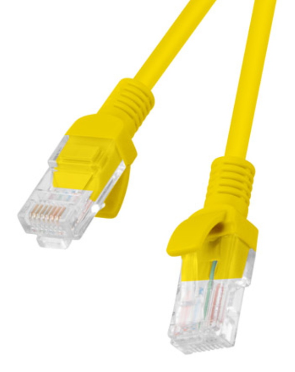 Lanberg PCU6-10CC-0300-Y cable de red Amarillo 3 m Cat6 U/UTP (UTP)