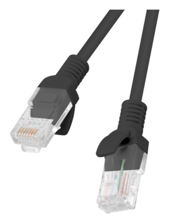 Lanberg PCU6-10CC-0300-BK cable de red Negro 3 m Cat6 U/UTP (UTP)