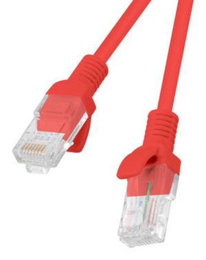 Lanberg PCU6-10CC-0300-R cable de red Rojo 3 m Cat6 U/UTP (UTP)