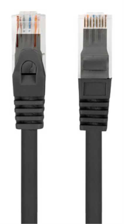 Lanberg PCU6-10CU-0100-BK cable de red Negro 1 m Cat6 U/UTP (UTP)