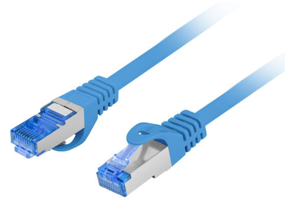 Lanberg PCF6A-10CC cable de red Azul 1 m Cat6a S/FTP (S-STP)