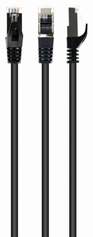 Gembird PP6A-LSZHCU-BK-0.5M cable de red Negro 0,5 m Cat6a