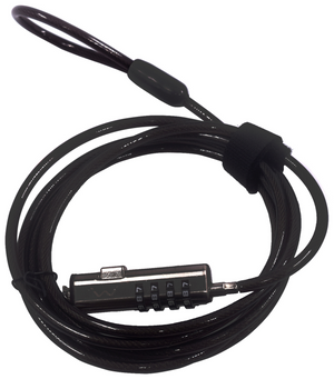 Ewent EW1238 cable antirrobo Negro 1,8 m
