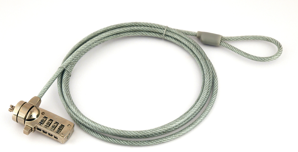 Gembird LK-CL-01 cable antirrobo Plata