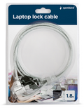 Gembird LK-K-01 cable antirrobo Plata 1,8 m