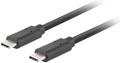 Lanberg CA-CMCM-32CU-0010-BK cable USB USB 3.2 Gen 2 (3.1 Gen 2) 1 m USB C Negro