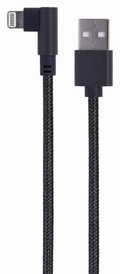 Gembird CC-USB2-AMLML-0.2M cable de conector Lightning 0,2 m Negro