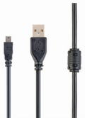 Gembird 1.8m USB 2.0 A/mini-USB cable USB 1,8 m USB A Mini-USB B Negro