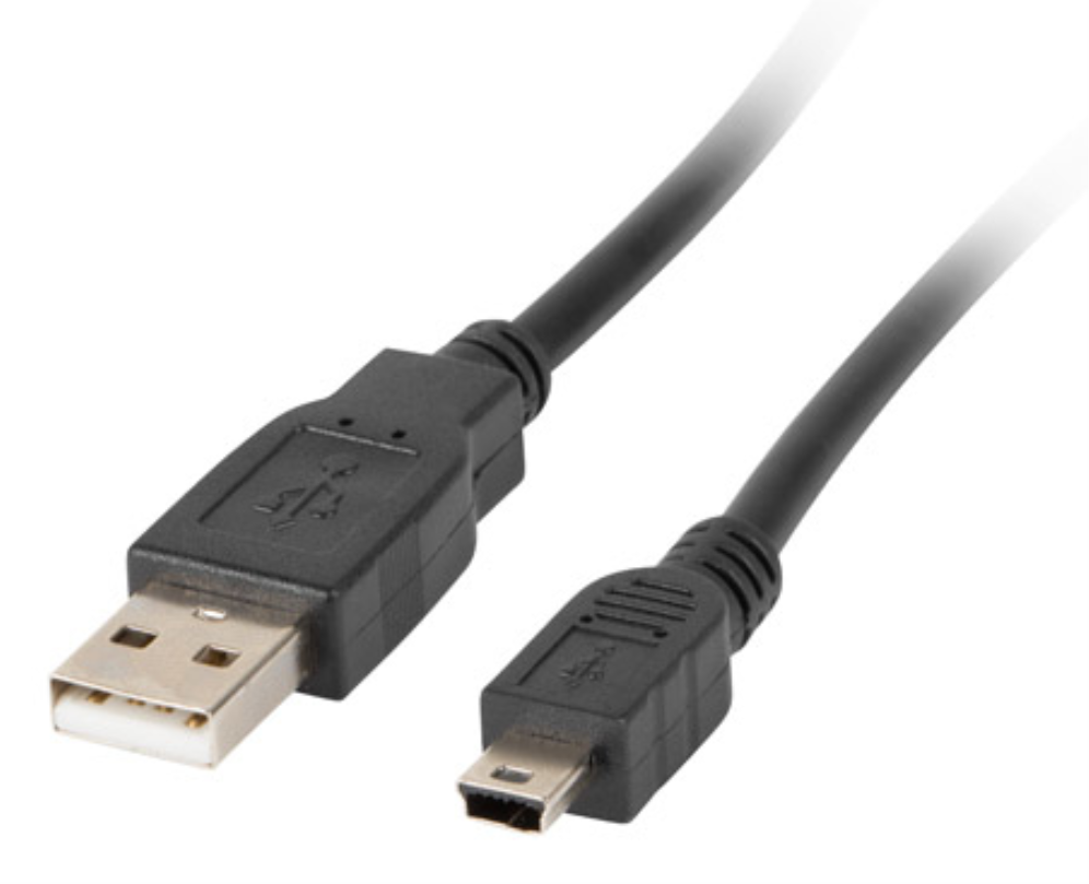 Lanberg CA-USBK-10CC-0018-BK cable USB USB 2.0 1,8 m Mini-USB A USB A Negro