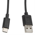 Lanberg CA-USBO-10CC-0010-BK cable USB USB 2.0 1 m USB A USB C Negro