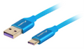 Lanberg CA-USBO-21CU-0010-BL cable USB USB 2.0 1 m USB A USB C Azul
