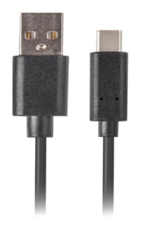 Lanberg CA-USBO-20CU-0005-BK cable USB USB 2.0 0,5 m USB C USB A Negro