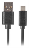 Lanberg CA-USBO-20CU-0018-BK cable USB USB 2.0 1,8 m USB A USB C Negro