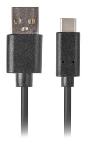 Lanberg CA-USBO-20CU-0010-BK cable USB USB 2.0 1 m USB A USB C Negro