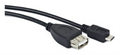 Lanberg OEM-0006 cable USB USB 2.0 0,15 m USB A Micro-USB B Negro