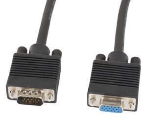 Lanberg CA-VGAC-10CC-0018-B+ cable VGA 1,8 m VGA (D-Sub) Negro