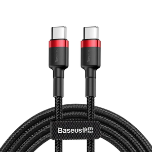Cable Baseus USB Tipo C a USB Tipo C 60W 1M
