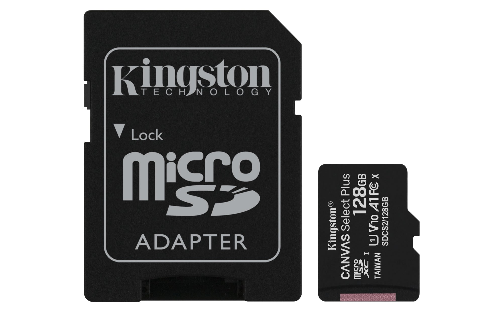 Canvas Select Tarjeta micSDXC Plus 100R A1 C10 de 128 GB + ADP