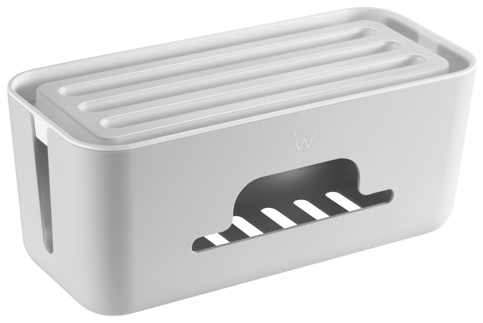 Ewent EW1569 organizador de cables Universal Caja de cables Blanco 1 pieza(s)